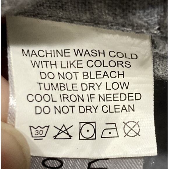 Carbon2Cobalt Men's Medium Light Gray Plaid Flannel Shirt Lined - Picture 7 of 7